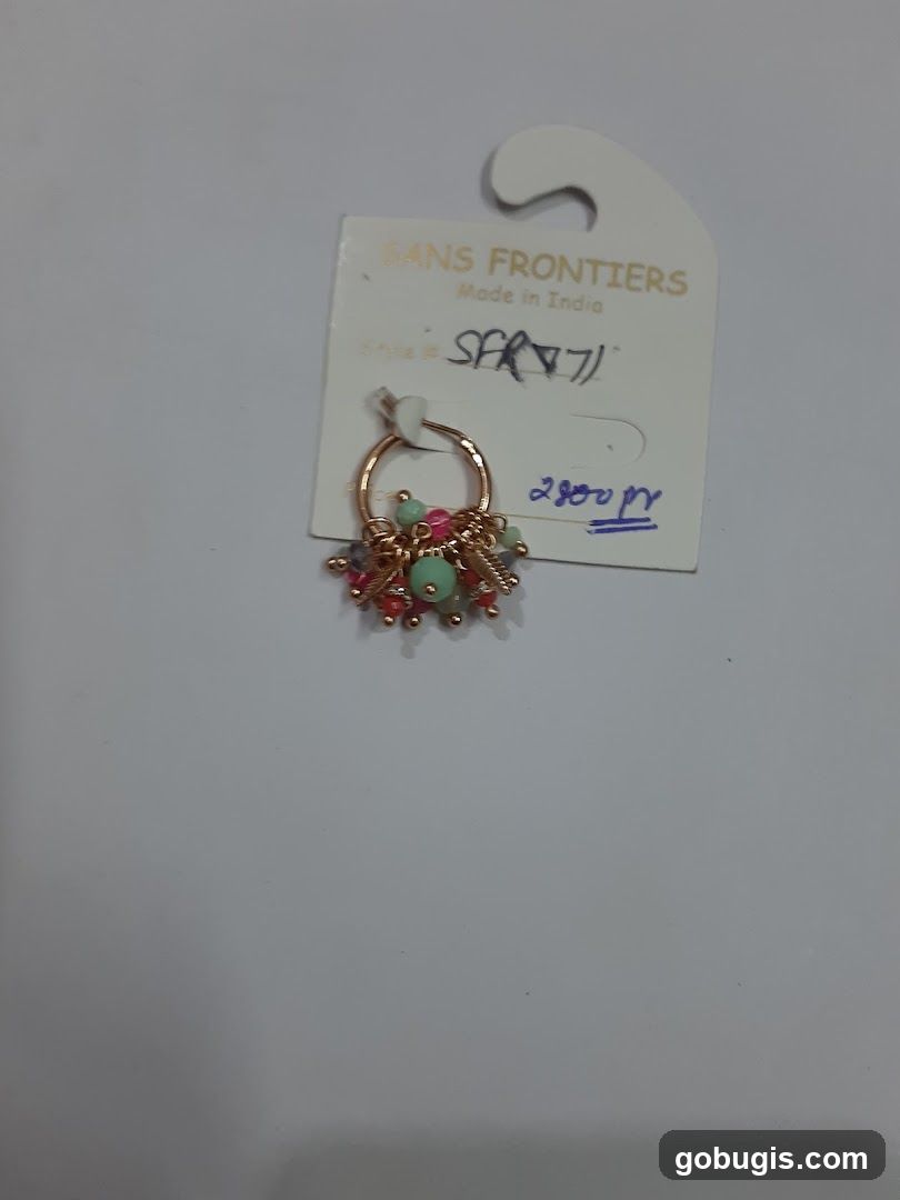 Nose Ring with Beads