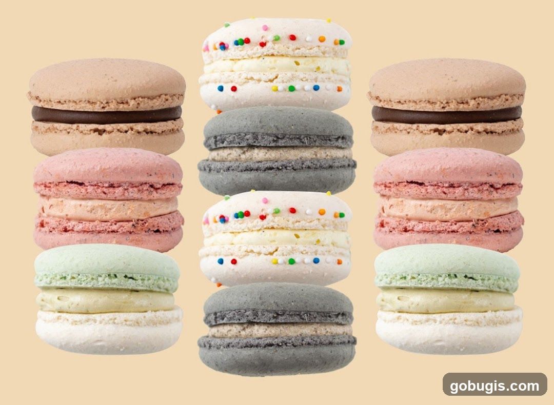 Assortment of Macarons