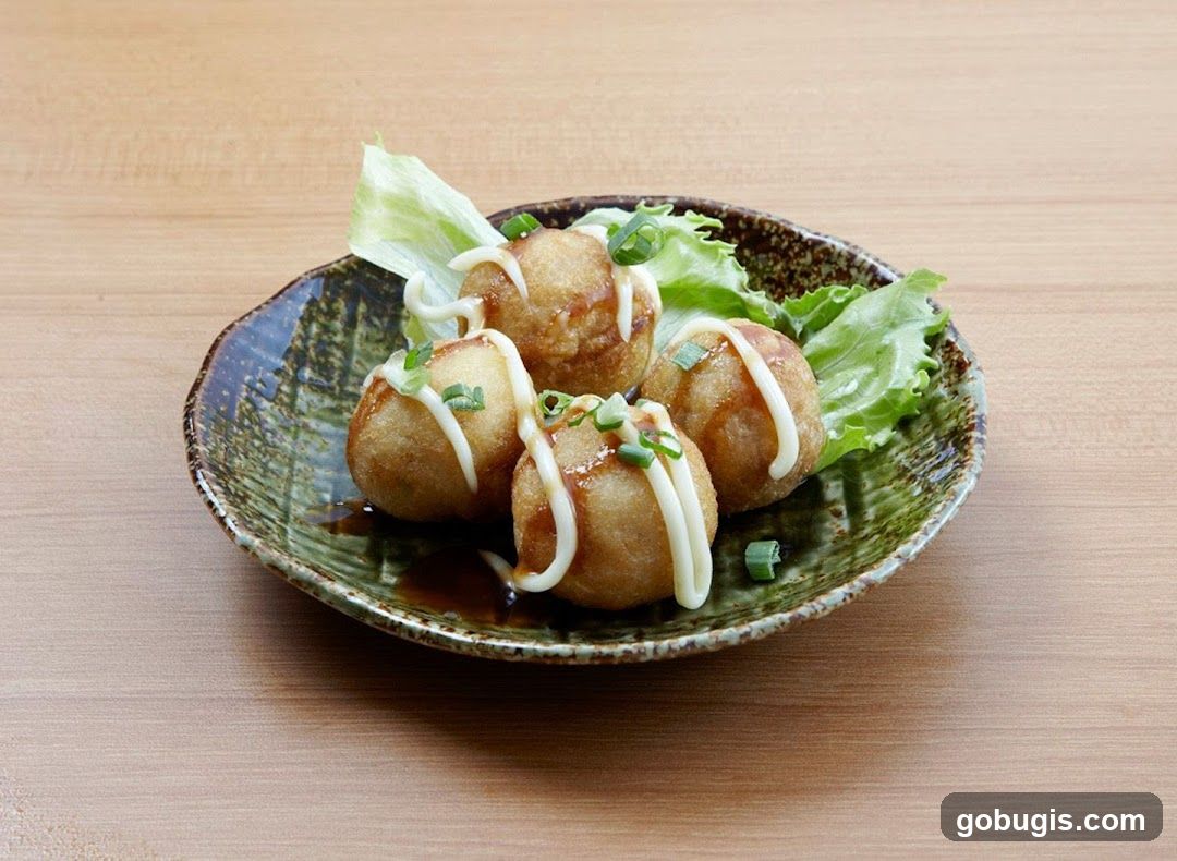 Takoyaki on a Plate