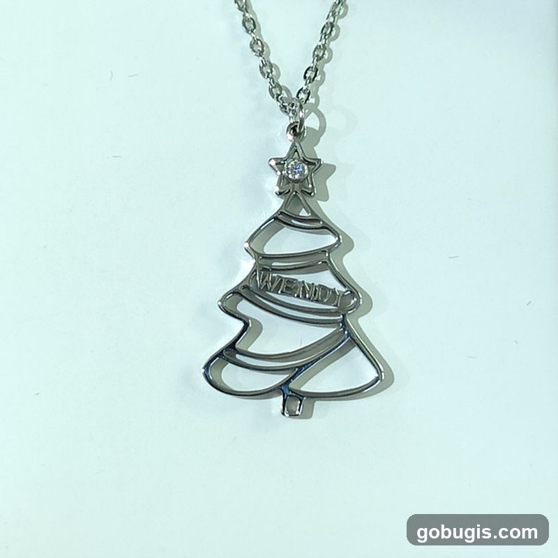 Christmas Tree Necklace
