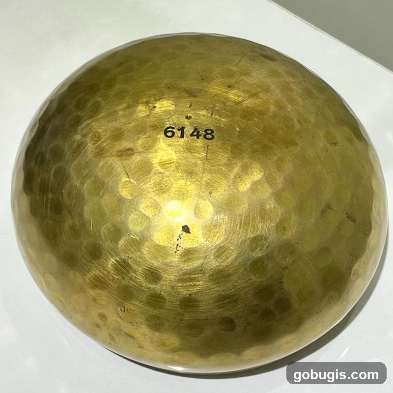 Hammered Brass Bowl