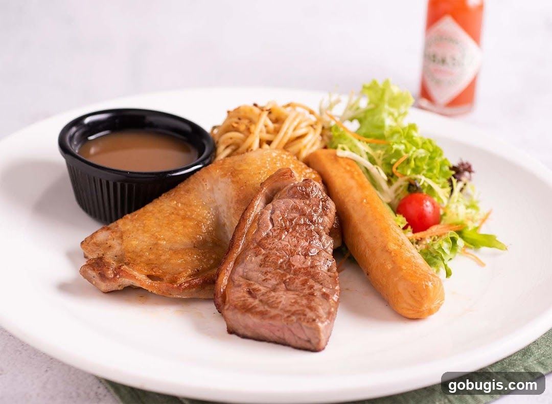 Steak and Chicken Platter