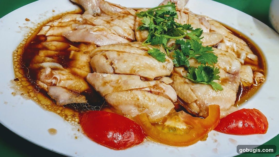 Poached Chicken with Tomatoes