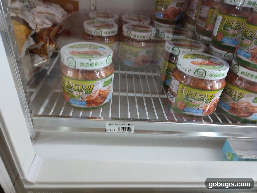 Kimchi Jars in Refrigerator