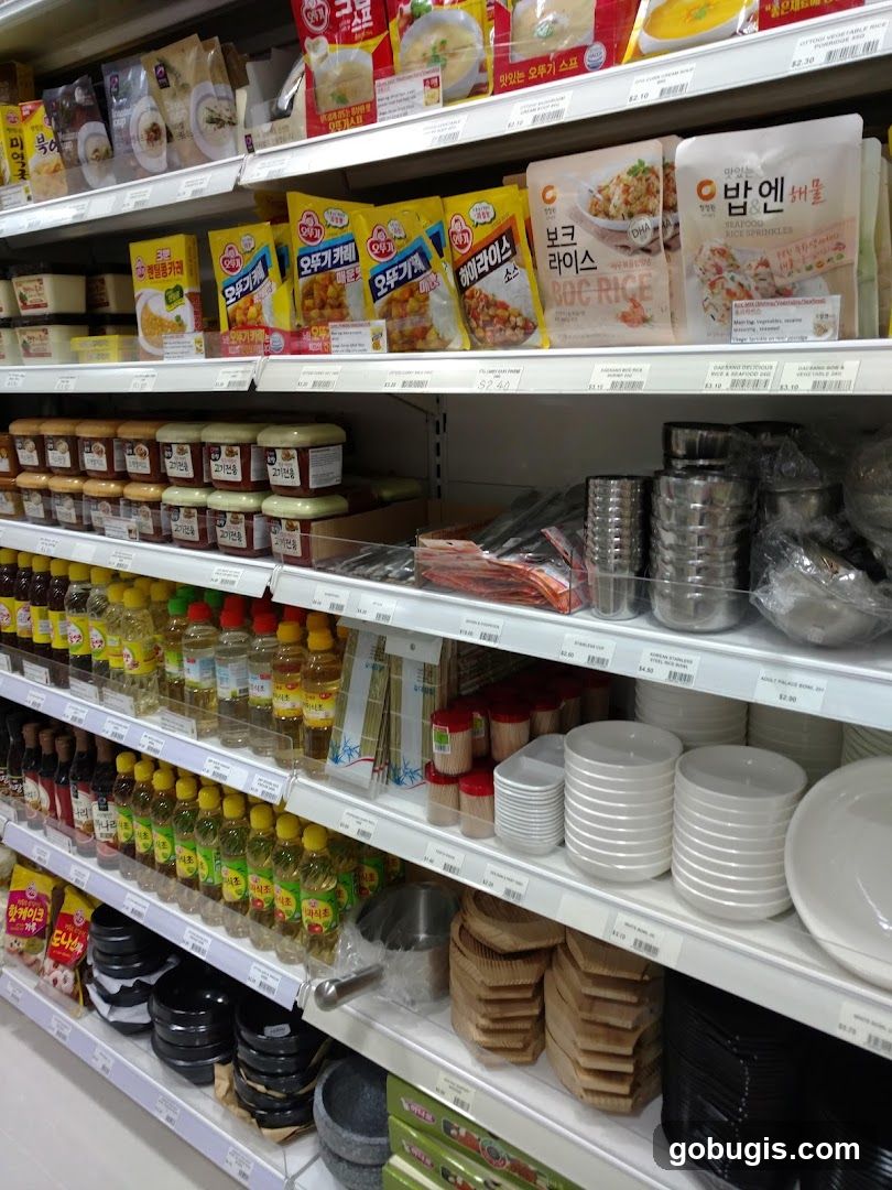 Grocery Store Shelves