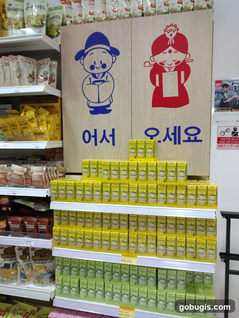 Korean Convenience Store Aisles