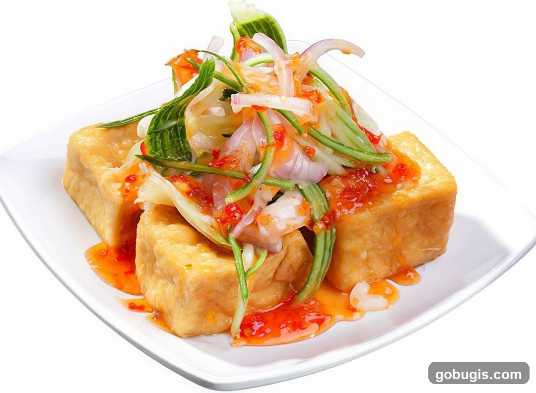 Fried Tofu Salad