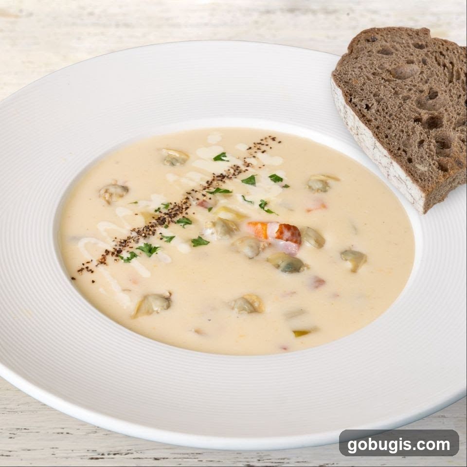 Seafood Chowder with Bread