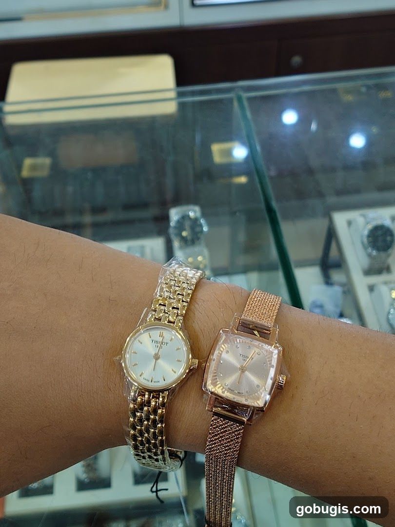 Two Tissot Watches on a Wrist
