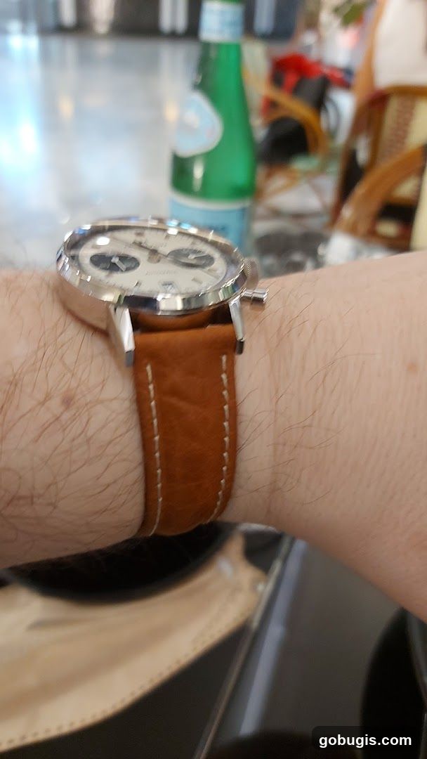 Watch on wrist