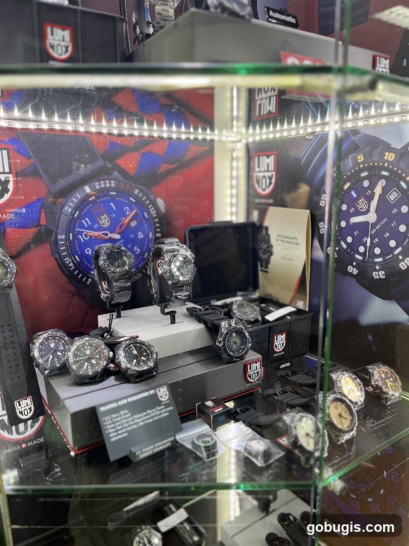 Luminox Watches Display