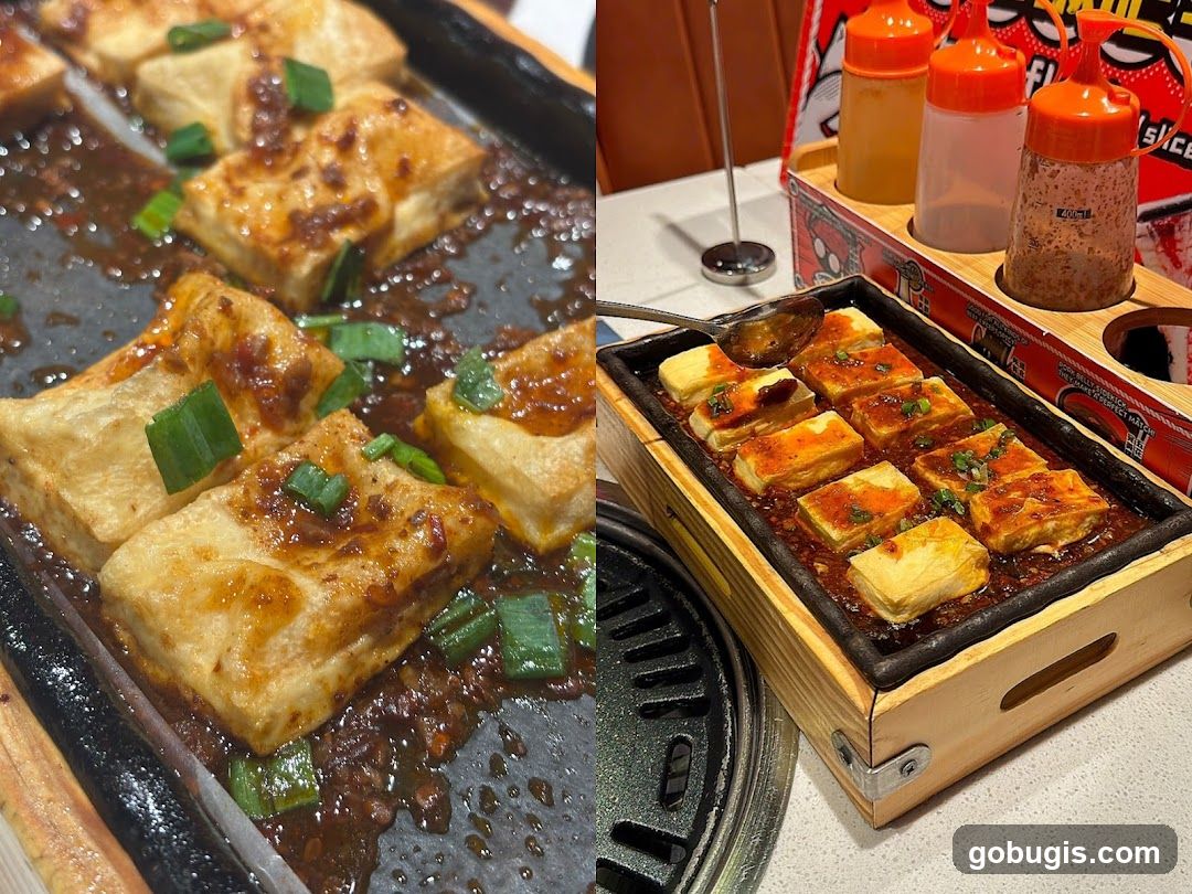 Sizzling Tofu Dish