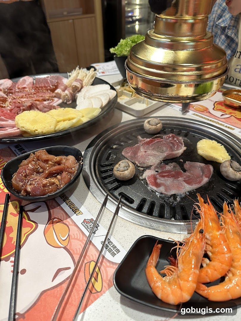 Korean BBQ Table Setting