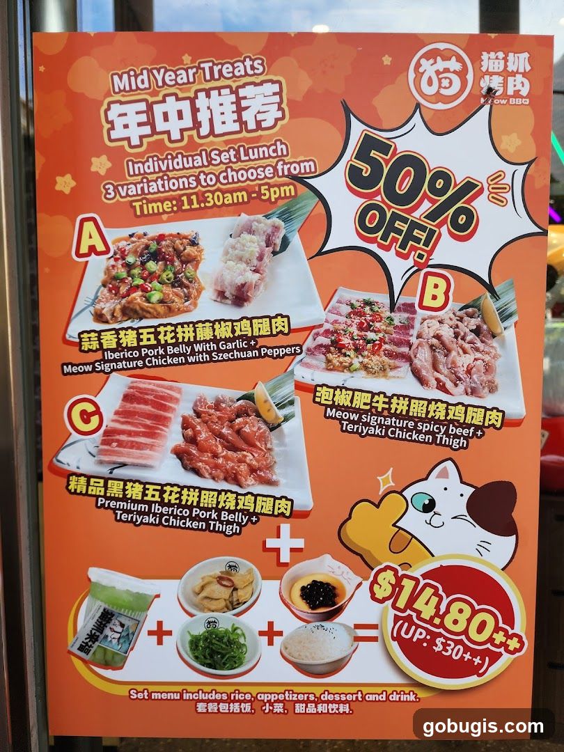 Mid Year Treats Set Lunch Promotion