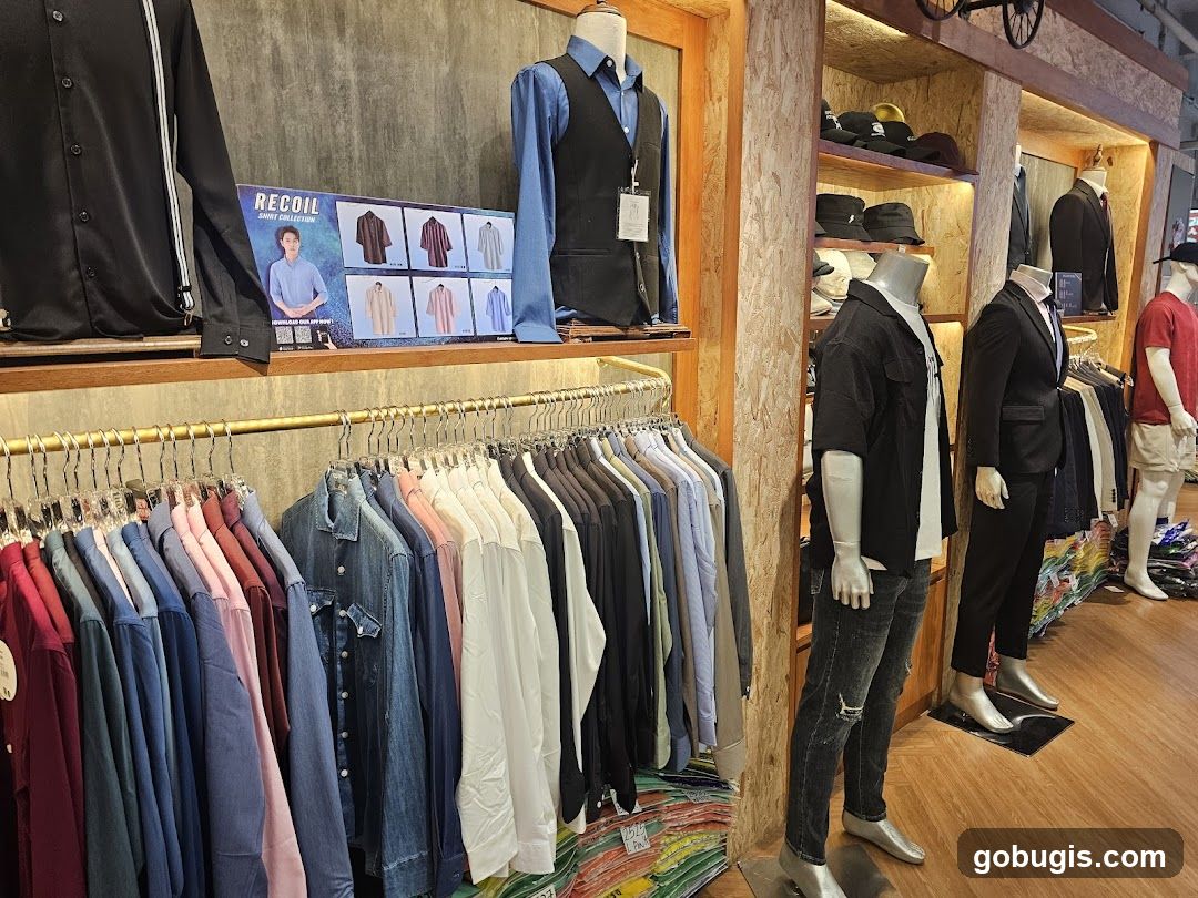 Men's Clothing Store Display