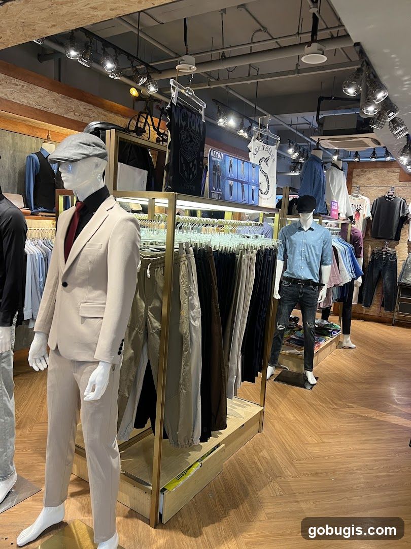 Men's Clothing Store Interior