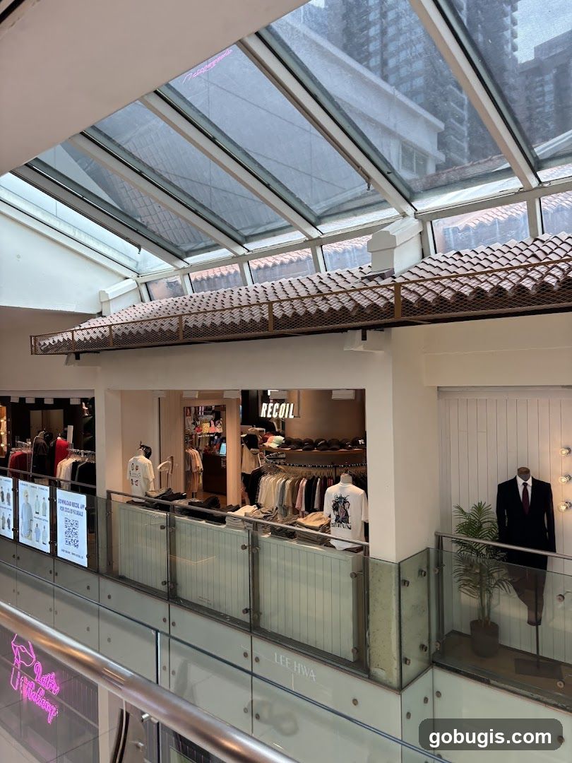 Clothing store interior