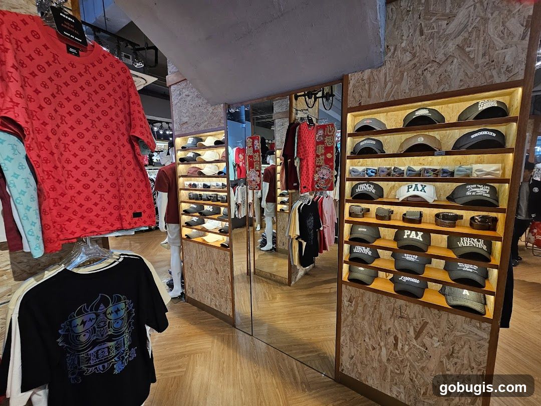 Apparel and Accessories Display