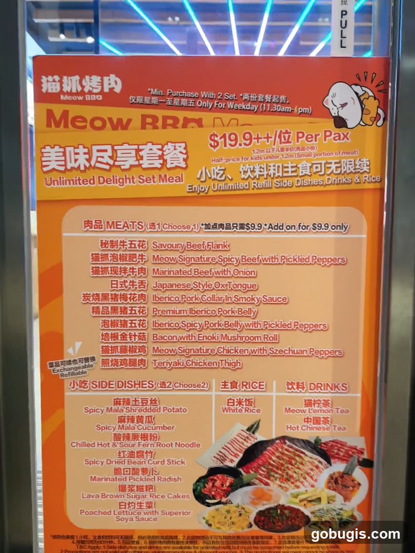 Meow BBQ Unlimited Delight Set Meal