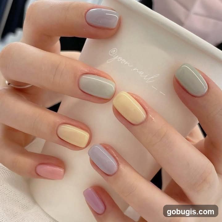 Lavender Nails