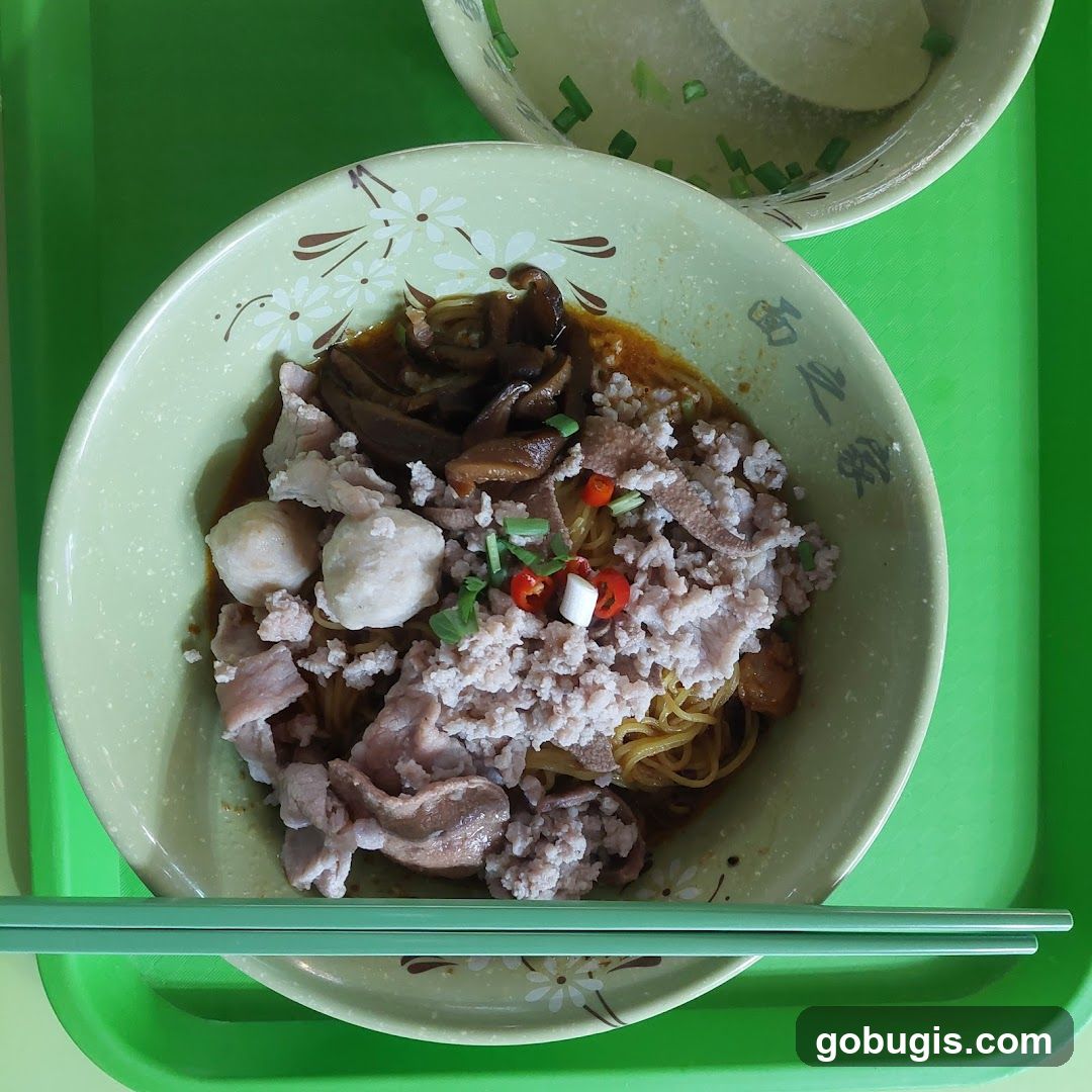 Minced Pork Noodles