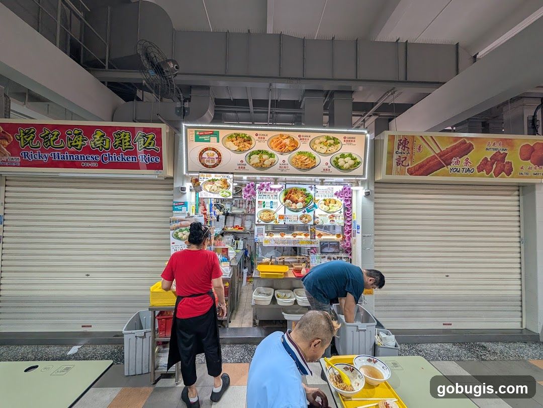 Food Stall with Menu