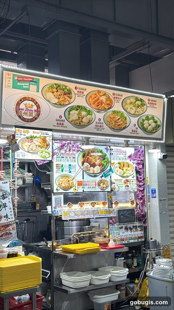 Food Stall Menu