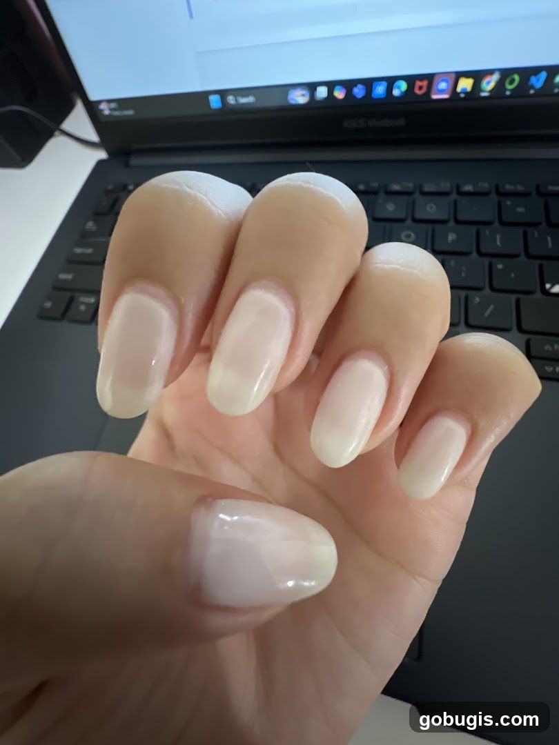 Nails and Laptop