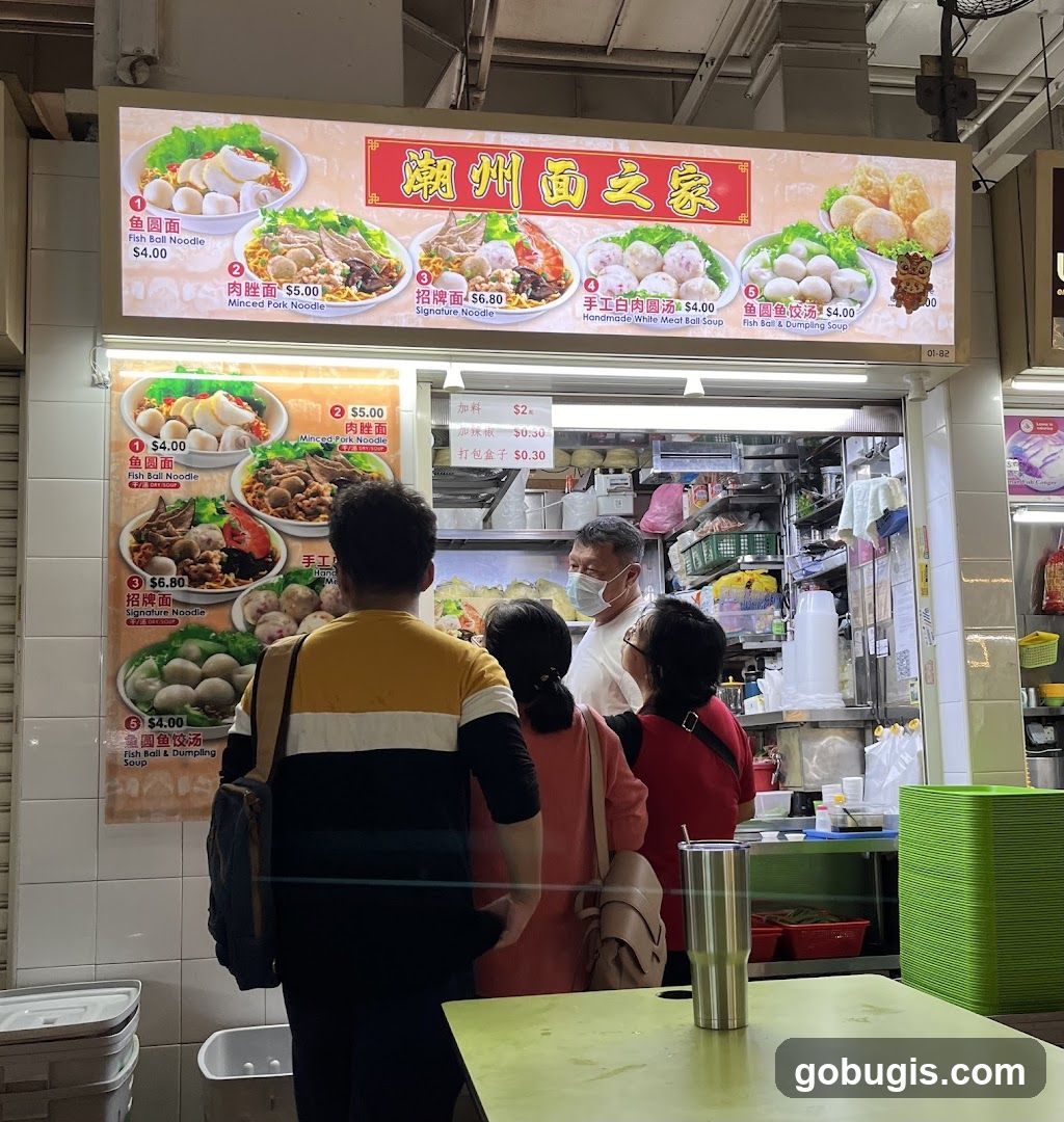 Food Stall Menu