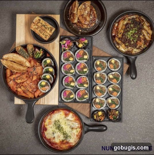 Korean Food Spread