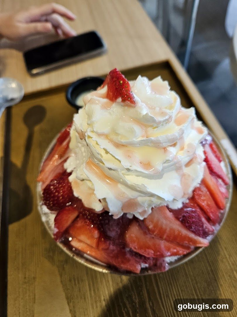 Strawberry Bingsu