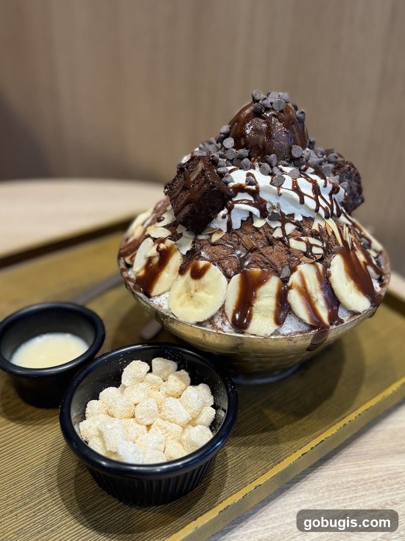 Chocolate Brownie Bingsu