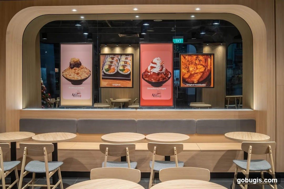 Korean Dessert Cafe Interior