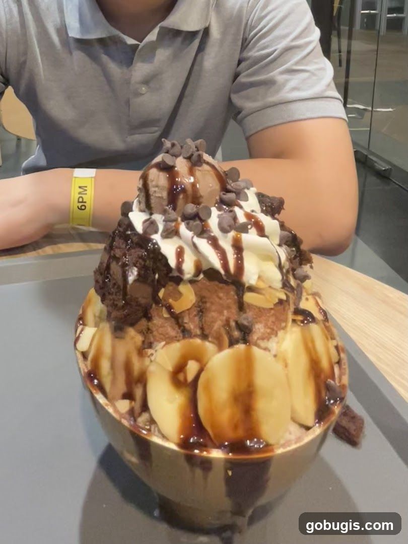 Dessert with Chocolate and Banana
