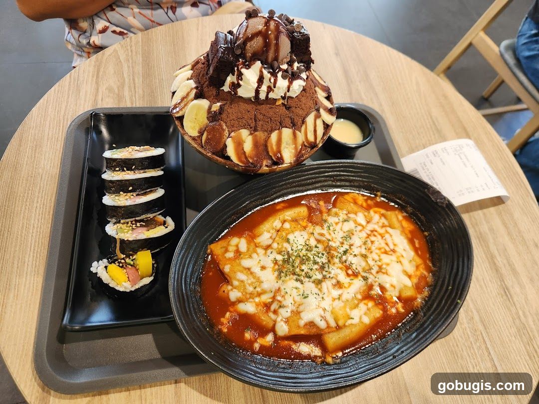 Dessert and Korean Food