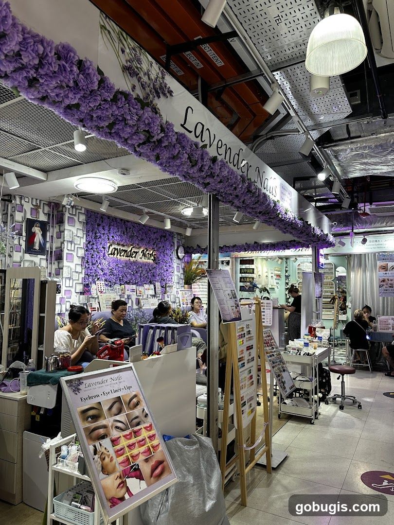 Nail Salon Interior