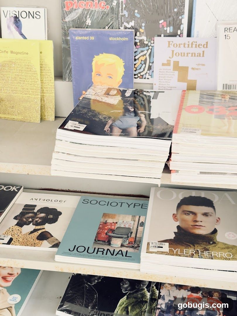 Magazines on Display