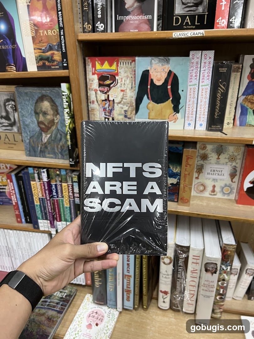 Bookstore Shelf with Book