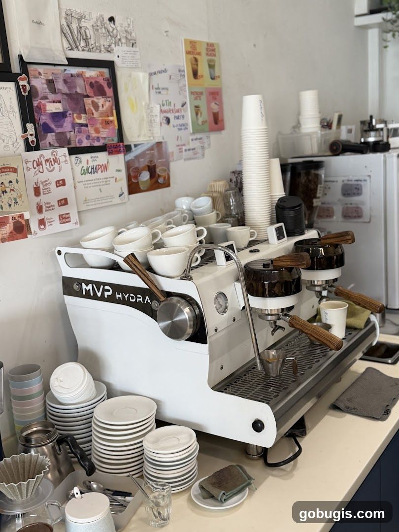 Coffee Machine and Supplies
