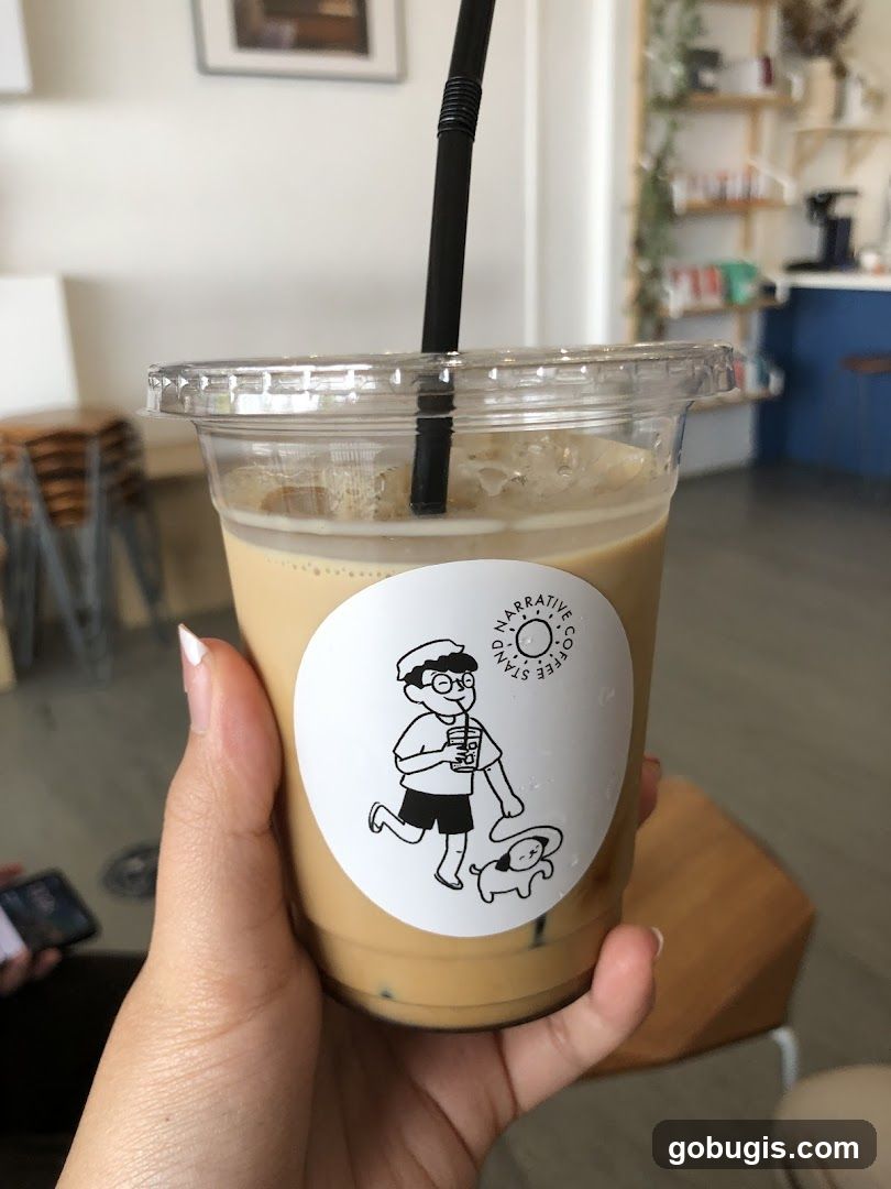 Iced Coffee with Logo