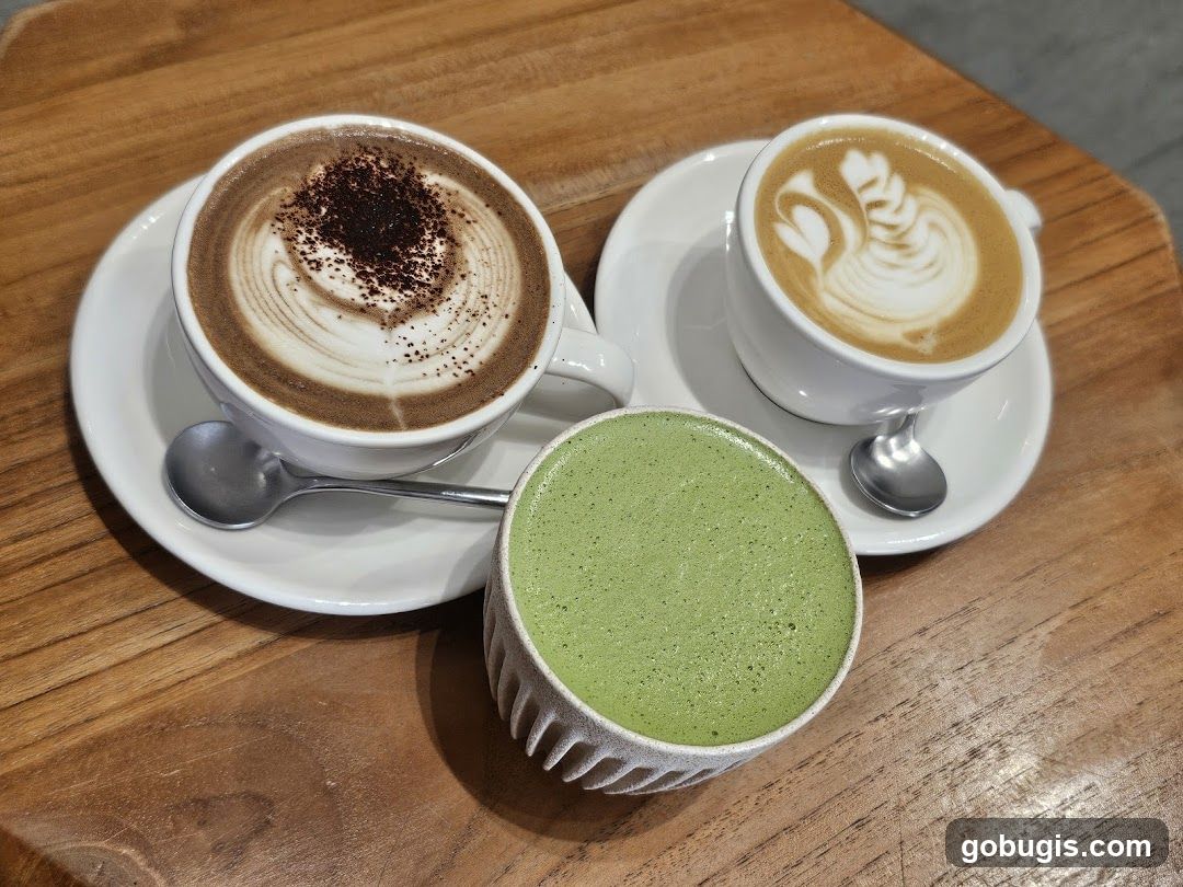 Coffee and Matcha Drinks