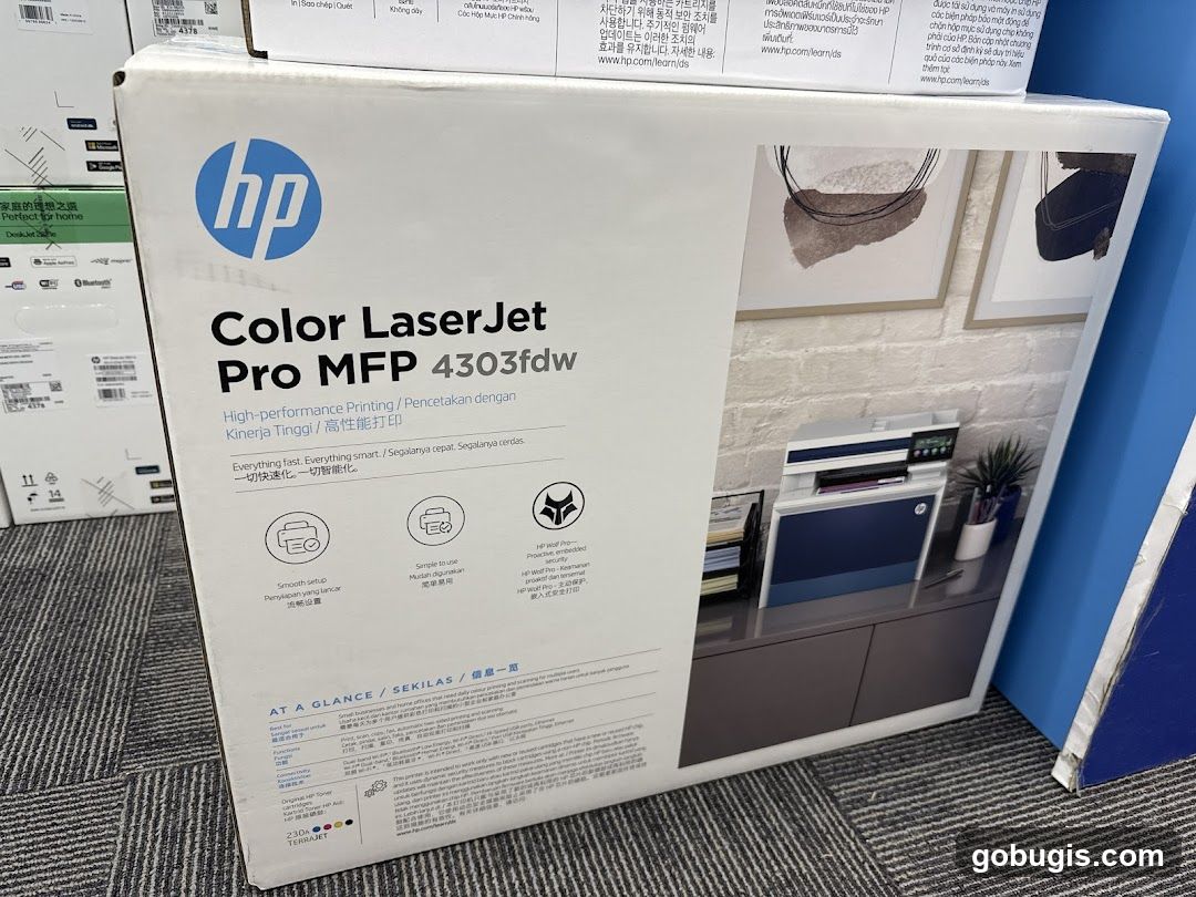 HP Color LaserJet Pro MFP 4303fdw Box