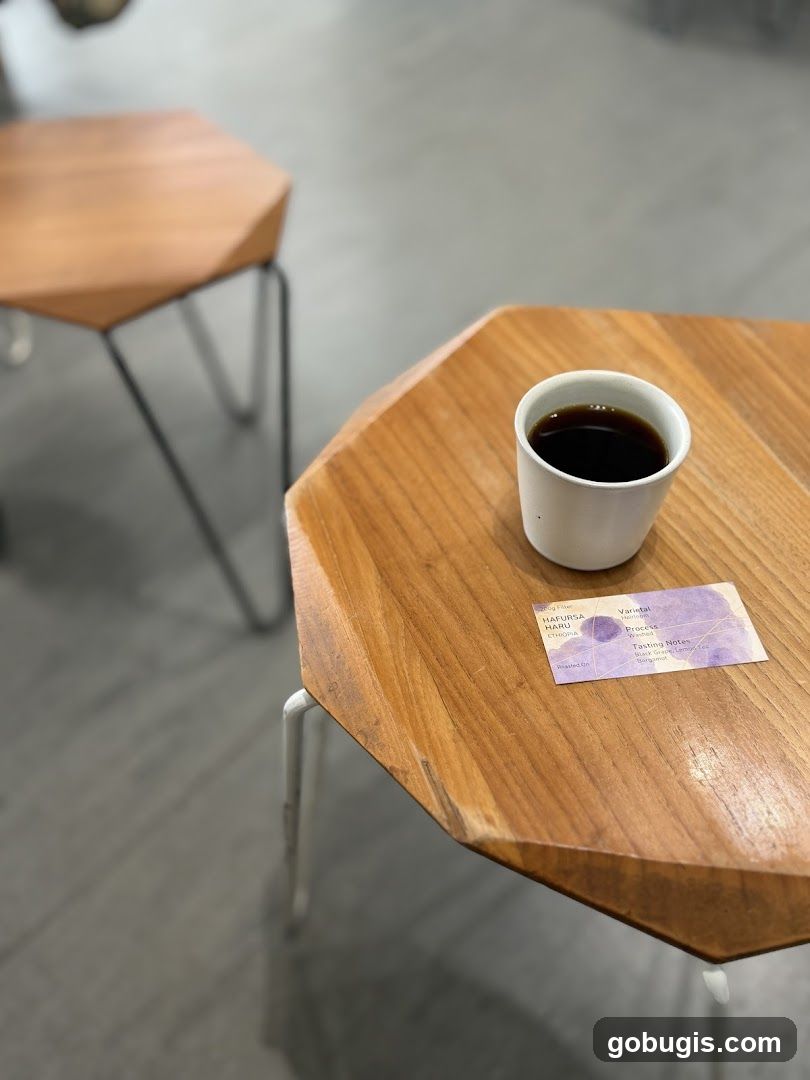 Coffee and Tasting Notes Card