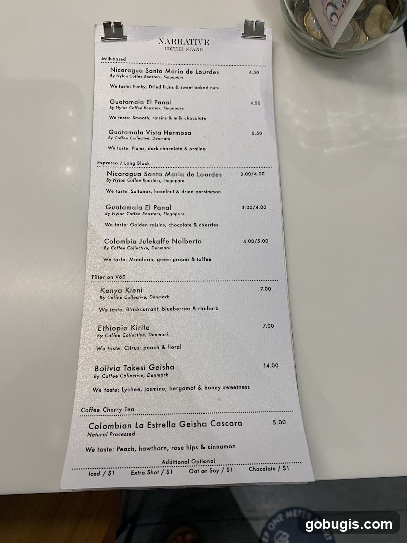 NARRATIVE COFFEE STAND