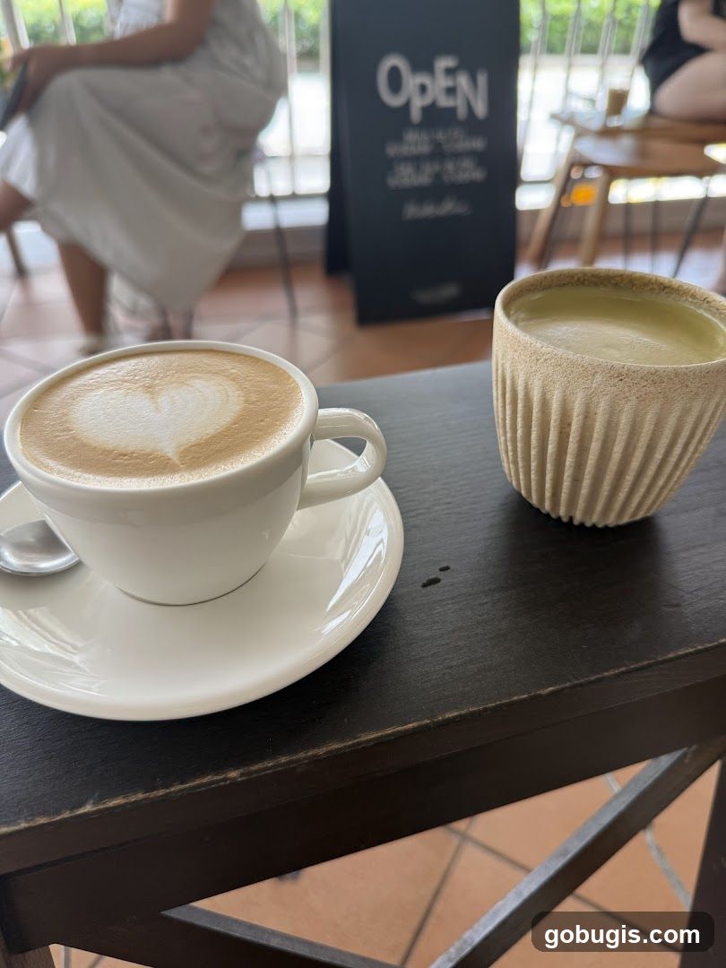 Coffee and Matcha
