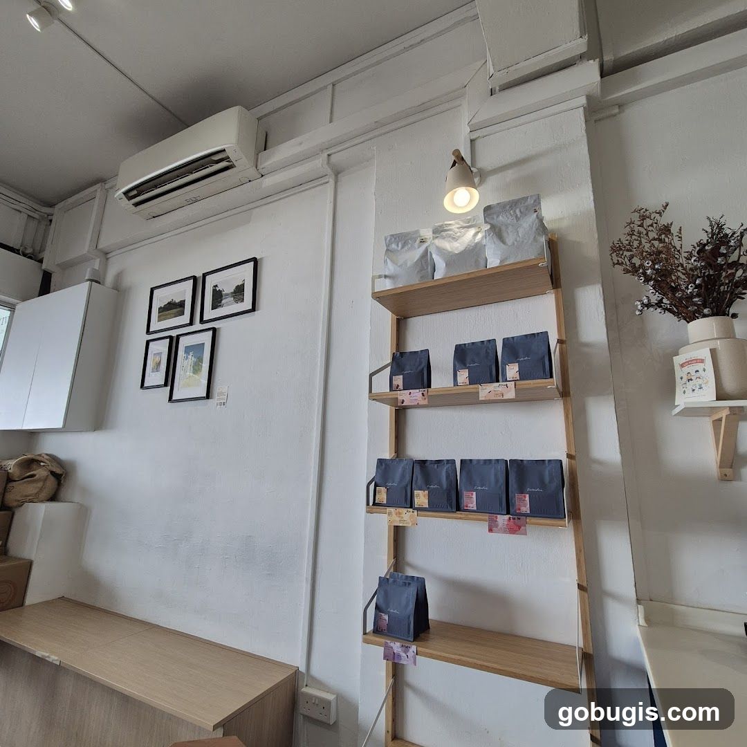 Coffee Bags on Shelves