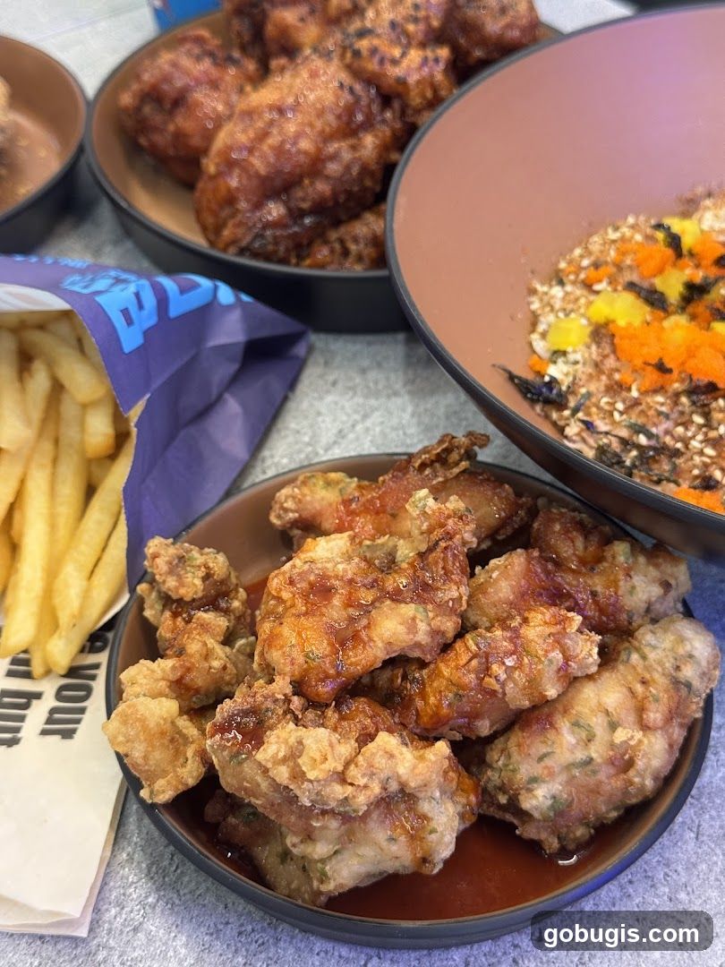 Fried Chicken and Fries