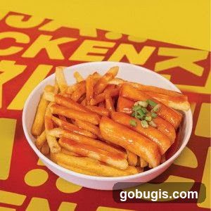 French Fries and Tteokbokki