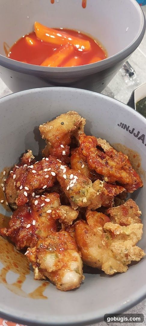 Korean Fried Chicken and Tteokbokki