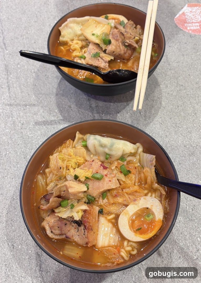 Kimchi Ramen Bowls